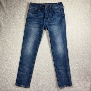 American Eagle Extreme Flex 4 Slim Straight Men Stretch 31 x 32 Dark Wash Jeans